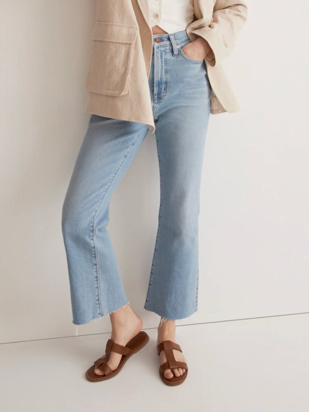 Madewell - The Perfect Vintage Flare Crop Jean